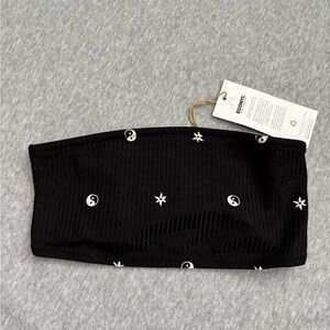 NWT Urban Outfitters Small Black Strapless Bikini Top